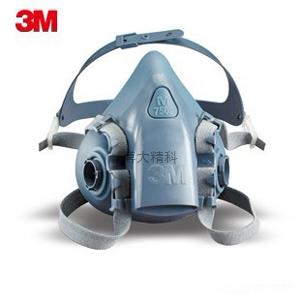 3M 7501 硅膠半面型防護面罩（小號） 