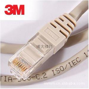 3M 超5類 PVC護套RJ45/RJ45非屏蔽跳線3米 灰色 