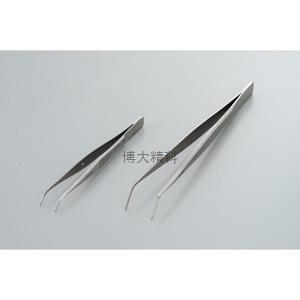 AS ONE No.4 頂端彎曲尖細無鉤鑷子100mm 