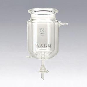 AS ONE 可分離式燒瓶300ml（平面配研型）（半圓形 套管式）（龍頭有） 