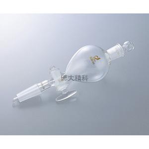 AS ONE 0504-02-10 通用配研圓形分液漏斗100ml（下部帶配研） 