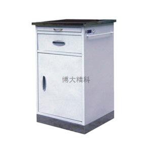 C45 不銹鋼面帶坐軸抽板床頭柜 