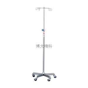 C051 不銹鋼方管五腳型帶輪輸液架 