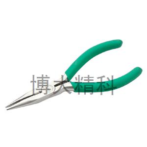 1PK-036S防滑綠柄鈦金有牙尖嘴鉗(135mm) 