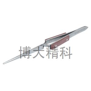 1PK-118T木柄不銹鋼細尖反彈鑷子(160mm) 
