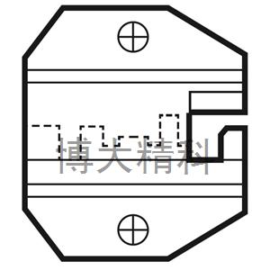 1PK-3003D16電話口模4P2C/4P4C RJ22
