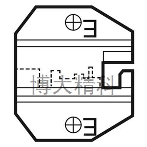 1PK-3003D17網絡口模RJ50/10P10C