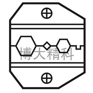 1PK-3003D3 同軸口模HEX.068 1PK-3003D3 同軸口模HEX.068