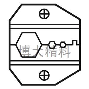 1PK-3003D6同軸口模HEX.080 1PK-3003D6同軸口模HEX.080