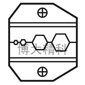 1PK-3003D9軸口模HEX.042.068.190.213” 1PK-3003D9軸口模HEX.042.068.190.213”