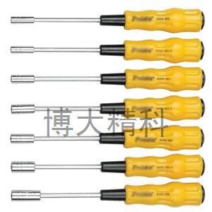1PK-9402黃黑軟柄套筒起子7支組(3~6mm*70 