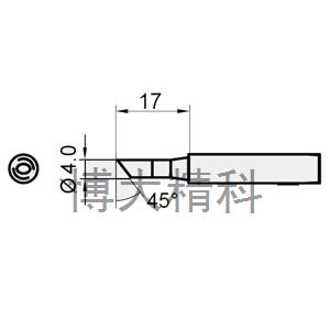 5SI-216N-4C（斜面烙鐵頭(SS-216/217共享)4C） 