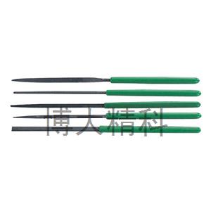 8PK-605A（5PCS精密銼刀組(綠柄170mm)） 