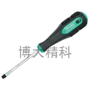 9SD-207A綠黑雙色起子 -6.0  6.0x100mm