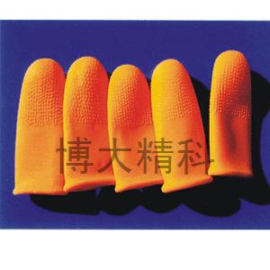 大中小桔黃防滑卷邊指套100個(gè)/袋 