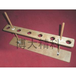 6孔木分液漏斗架（雙柱） 