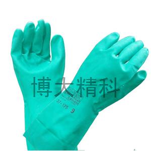 37-175抗溶性腈膠棉植絨手套12付/打12打/箱
