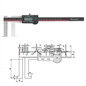 115-111-2數(shù)顯刀頭內(nèi)溝槽卡尺