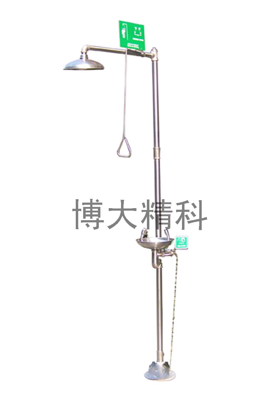 全304不銹鋼復合式洗眼器+腳踏