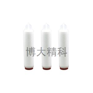 親水性聚偏二氟乙烯PVDF折疊式濾芯