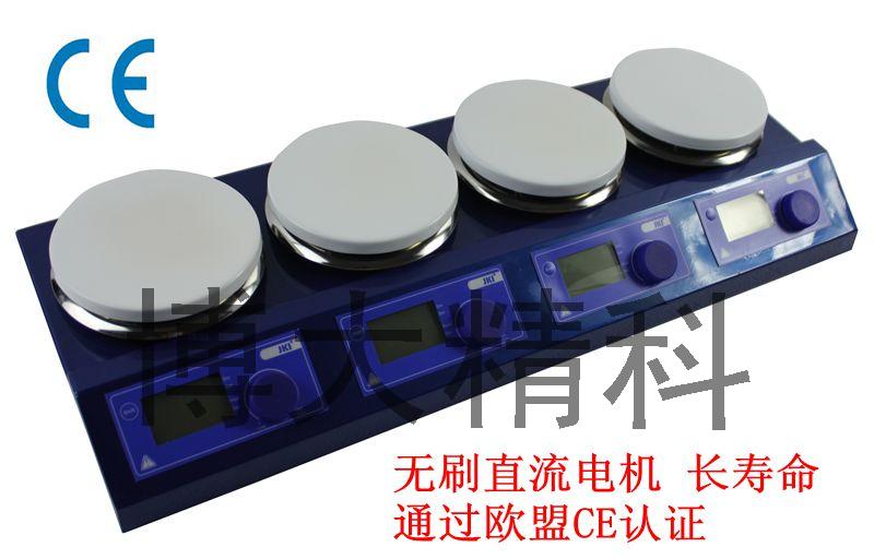 4聯磁力攪拌機加熱JK-MSH-Pro-4B+PT100加熱傳感器