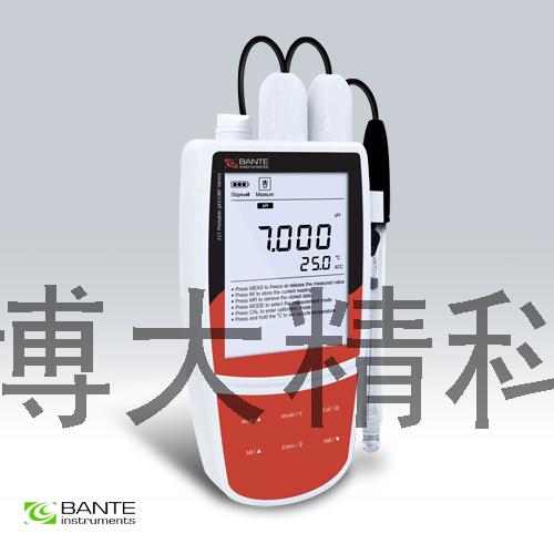 Bante221-CN標準型高精度便攜式pH計